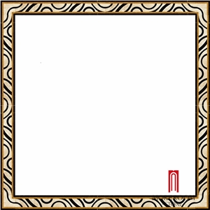 Turkey Beige Marble Golden Age Water Jet Marble Border Manmade Marble Flooring Border Decos