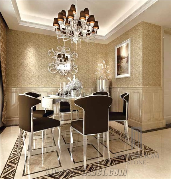 Turkey Isparta Altman Beige Marble Polished Marble Tiles Marble Floor Covering Tiles Turkish Marble Price Home Decors