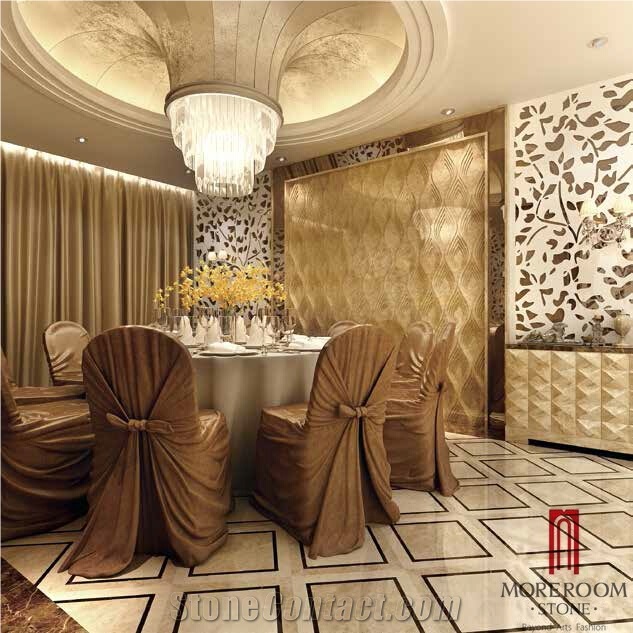 Turkish Cappuccino Marble Walling Tiles 3d Wall Panel Cnc Wall Panels 3d Marble Panel Cultural Stone Marble for Tv Background, Cappucino Beige Marble Cnc Wall Panels