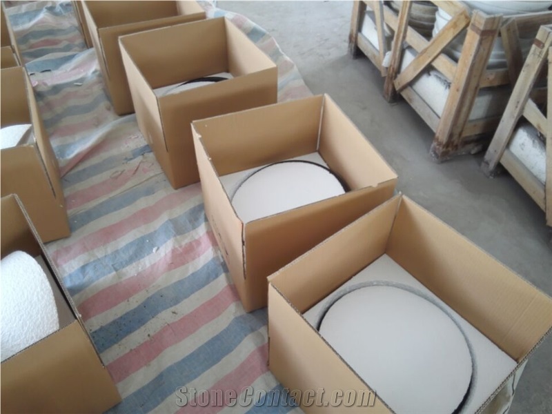Black Jade Marble Round Basins & Sinks