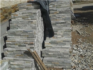 Cheap Chinese Grey Slate Wall Panel Cultured Stone