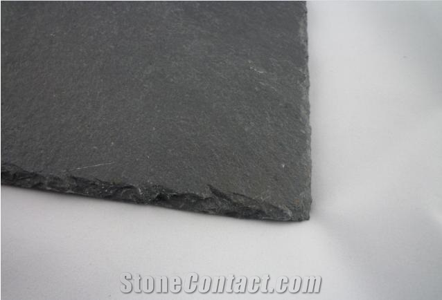 Chinese Cheap Natual Split Black Roofing Slate Tile, China Black Slate