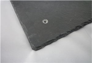 Chinese Cheap Natual Split Black Roofing Slate Tile, China Black Slate
