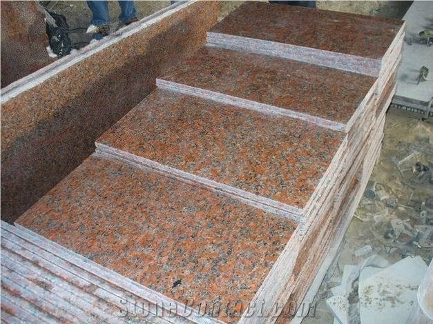 G562 Granite Tiles & Slabs, Mapel Red Tiles, China Red Granite Tiles