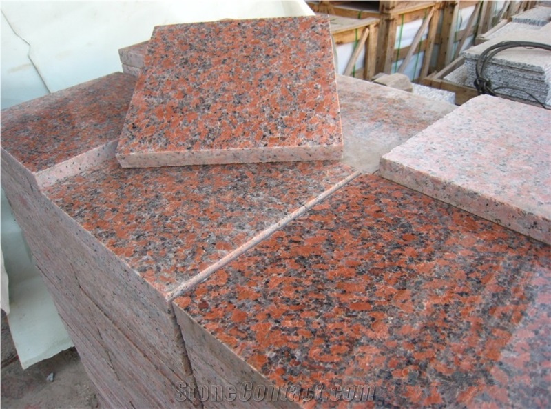 G562 Granite Tiles & Slabs, Mapel Red Tiles, China Red Granite Tiles