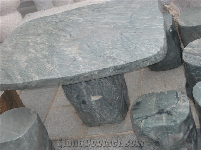 G603 Granite Garden Bench, Grey Granite Park Benches