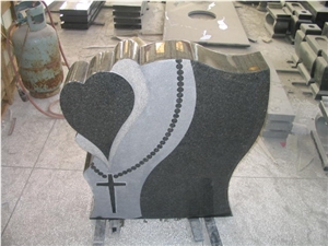 G654 Granite Tombstone,Padang Dark Granite Gravestone & Monument