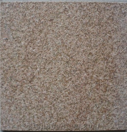 G682 Granite Tile, China Yellow Rusty Granite Tile