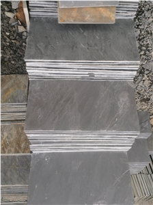 Natural Black Slate Flooring Tiles, Black Flooring Slate, Jiujiang Black Slate Natural Black Slate Flooring Tiles, Black Flooring Slate, Jiujiang Black Slate
