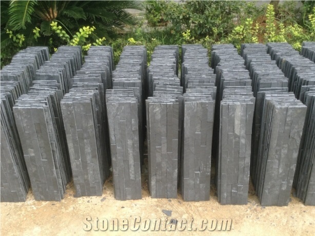 Natural Slate Stone, Black Slate Type Cultured Stone