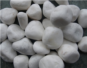 Pebble Stone, White Color Pebble Stone, Pebble Stone for Landscaping