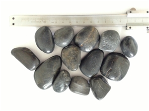 Polished Yellow Pebble Stone, River Stone, Pebble Pattern, Pebble Landscaping Stone