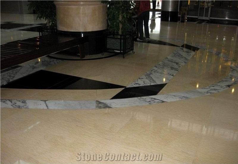 Silvia/Selvia/Sylvia Beige Marble Slabs and Tiles , Egyptian Beige/ Cream Marble Slab and Tile