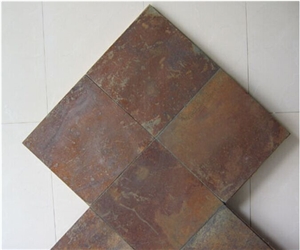 Slate Tiles & Slab,Cheap Crazy Rustic Slate Tile with Mesh