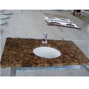 Spain Dark Emperador Marble Bath Countertop