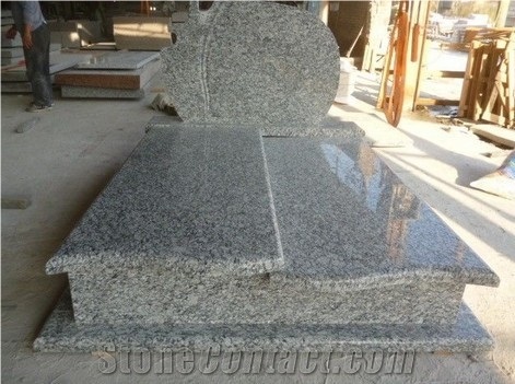 Surf White, Sea Wave White Flower, Spary White Granite Tombstone & Monument,Memorials,Gravestone