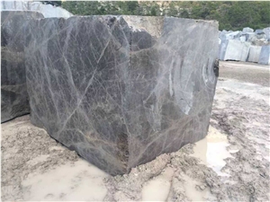 Dark Emperador Marble Block