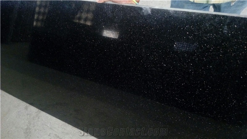 Black Galaxy Granite Tiles & Slabs India, Black Galaxy Polished Granite Slabs
