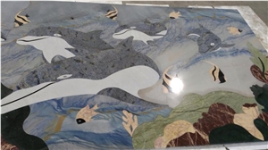 Azul Macaubas Quartzite Tiles & Slabs, Blue Quartzite Tiles & Slabs Brazil