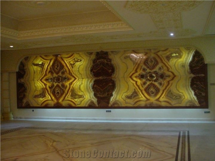 Honey Crema Onyx Slabs & Tiles