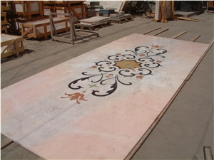 Rosa Portugal Salmone Marble Flooring Pattern