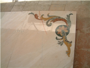 Rosa Portugal Salmone Marble Flooring Pattern