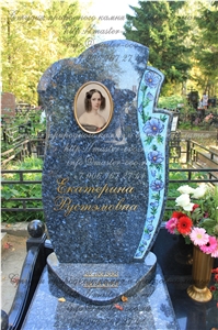 Blue Labrador Granite, Labrador Claro Granite Monuments
