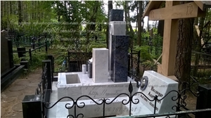 Russian White Marble Koelga Monument