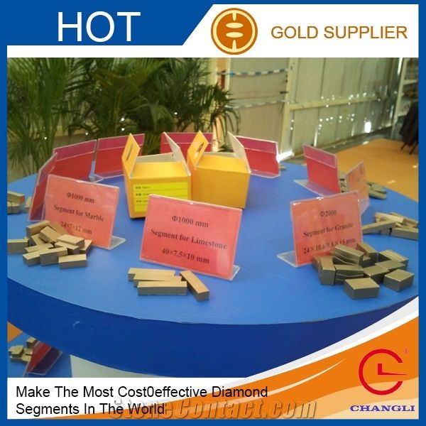 Diamond Segments for Granite, Marble, Sandstone, Block Cutting