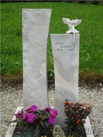 Palissandro Marble Gravestone