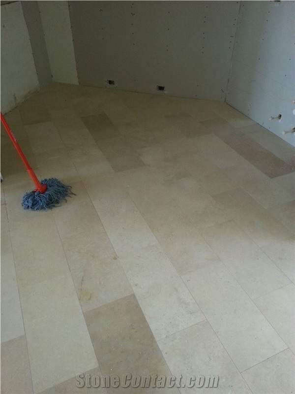24" X 24" Coral Stone - Ostra Shellstone Installation