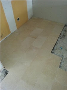 24" X 24" Coral Stone - Ostra Shellstone Installation