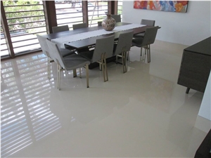 40" X 40" Quartz Floor Installation