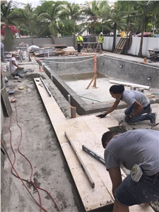 Hotel-Pool Deck Installation