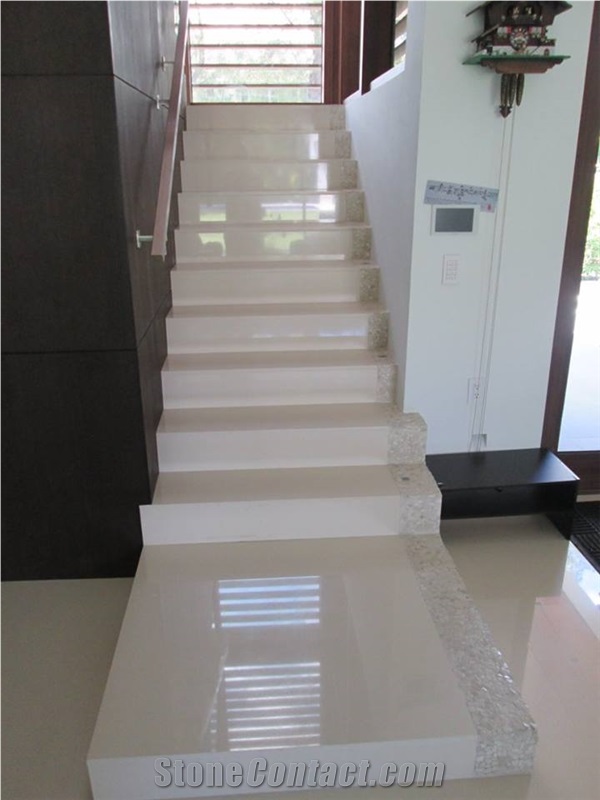 Quartz Stone Staircase