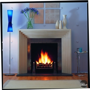 Natural Stone Fireplace - Odeon Fireplace by Chesneys