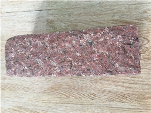 Binh Dinh Red Granite Cubes Stone