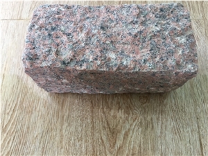 Binh Dinh Red Granite Cubes Stone