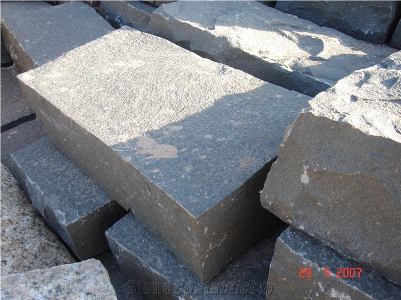 Slabs and Cubes, Black Basalt Cube Stone & Pavers Viet Nam