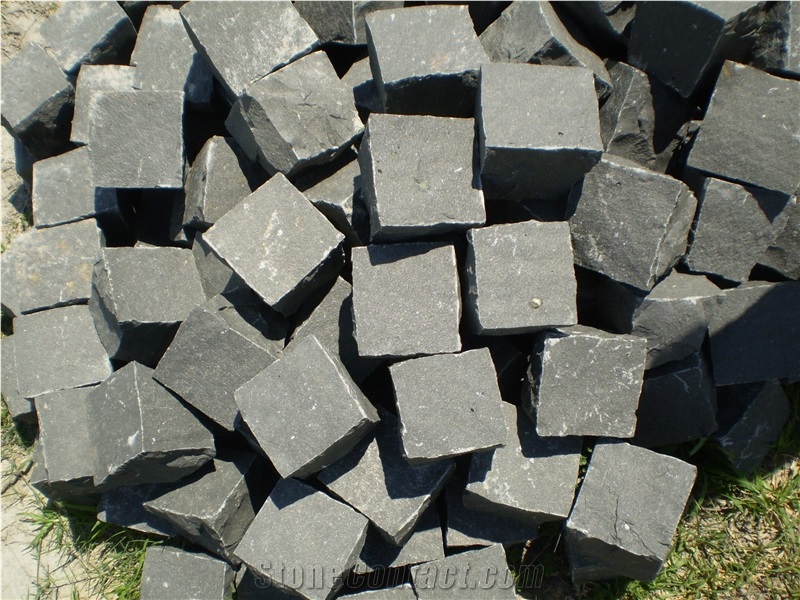 Slabs and Cubes, Black Basalt Cube Stone & Pavers Viet Nam