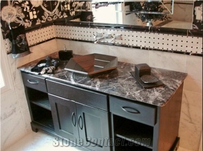 Grigio Carnico Marble Vanity Top