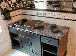 Grigio Carnico Marble Vanity Top