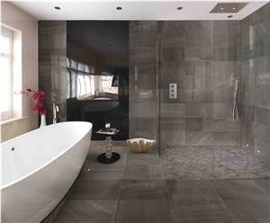 Gris Pulpis Marble Bathroom Design Project