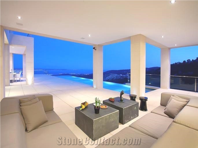 Piedra Blanca Paloma Limestone Wall and Floor Tiles, Slabs