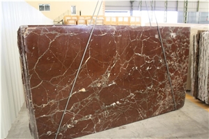 Rojo Cehegin Marble Slabs. Tiles