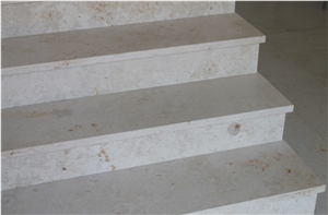 Jura Beige Limestone Stairs