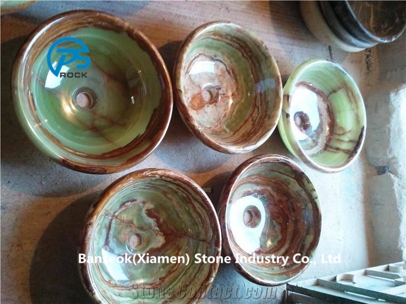 Green Onyx Sink & Basin, Onyx Sink & Basin