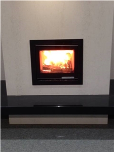 Contura Fireplace with New Dekton Surround