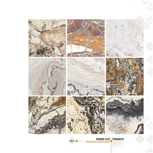 Traonyx, Brown Travertine Tiles & Slabs