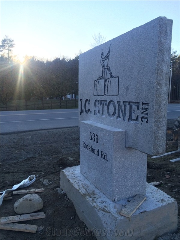 Englishmans Bay Granite Sign